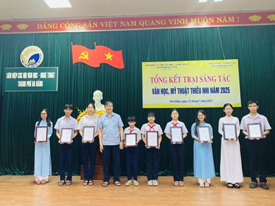 Đà Nẵng tổng kết “Trại sáng tác văn học và mỹ thuật thiếu nhi hè năm 2025”