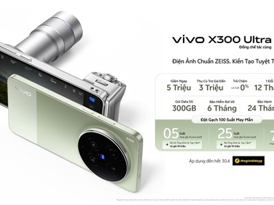 vivo X300 Ultra chính thức mở đặt trước tại Thế Giới Di Động với loạt ưu đãi giới hạn