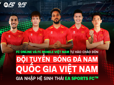 Đội tuyển Việt Nam chính thức góp mặt trong FC Mobile Việt Nam
