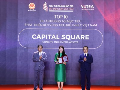 Capital Square được vinh danh Top 10 dự án phát triển bền vững
