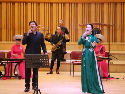 Tổng duyệt chương trình nghệ thuật trong khuôn khổ Tuần Văn hóa Việt Nam tại Thụy Điển và Đan Mạch