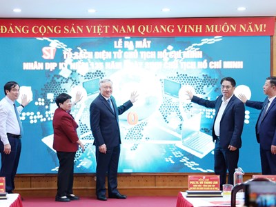 Lễ ra mắt “Tủ sách điện tử Chủ tịch Hồ Chí Minh”