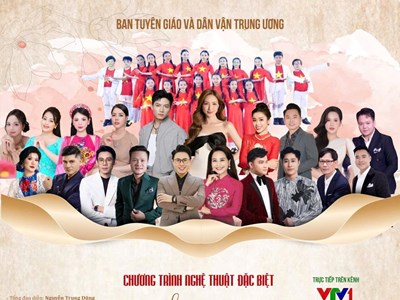 Tổ chức chương trình nghệ thuật “Người là Hồ Chí Minh” tại Quảng trường Ba Đình