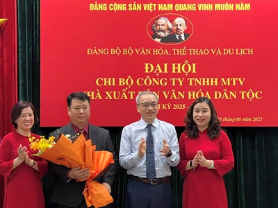 Đại hội Chi bộ Công ty TNHH MTV Nhà xuất bản Văn hóa Dân tộc nhiệm kỳ 2025-2030