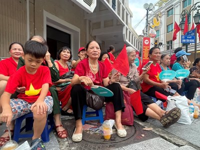 Sắp xếp chỗ ngồi chu đáo tại Sơ duyệt cấp nhà nước Lễ kỷ niệm, diễu binh, diễu hành A80 