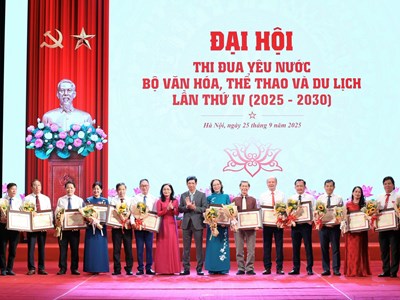 Lan tỏa tinh thần thi đua, bồi đắp khát vọng cống hiến trong ngành Văn hóa, Thể thao và Du lịch