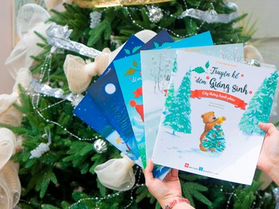 Không khí Noel lan tỏa trong những bộ sách mới cho thiếu nhi