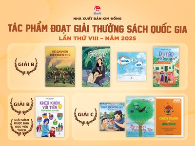 NXB Kim Đồng “bội thu” với 8 ấn phẩm tại “Giải thưởng Sách Quốc gia lần thứ VIII”