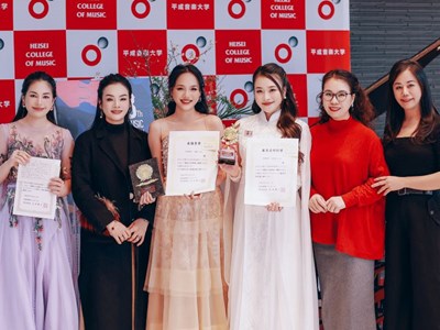 Học trò PGS.TS NSƯT Tân Nhàn giành giải Nhất tại cuộc thi âm nhạc quốc tế Kyushu Music 2026