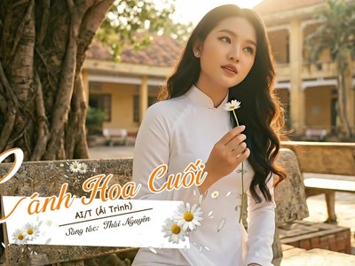 “Cánh hoa cuối”: Khi ca sĩ ảo AI/T Ái Trinh kể chuyện tình đầu tuổi học trò