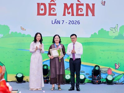 Giải thưởng “Thiếu nhi Dế Mèn lần thứ 7 năm 2026” vinh danh thành tựu trọn đời NSND Ngô Mạnh Lân