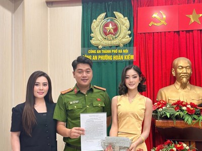 Niềm vui bất ngờ của tân Hoa hậu Soe Myintzu Lwin từ Công an TP. Hà Nội