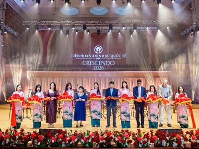 Hơn 1.300 thí sinh tham dự Liên hoan Âm nhạc Quốc tế Crescendo - Hà Nội 2026
