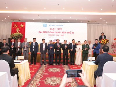 Nhạc sĩ Nguyễn Đức Trịnh tái đắc cử Chủ tịch Hội Nhạc sĩ Việt Nam