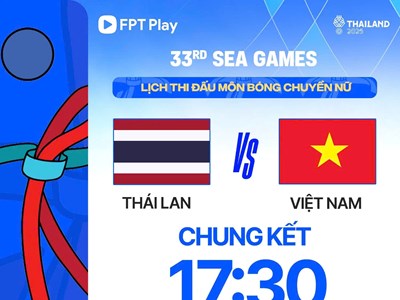 Link xem trực tiếp chung kết bóng chuyền nữ SEA Games 33: Việt Nam vs Thái Lan