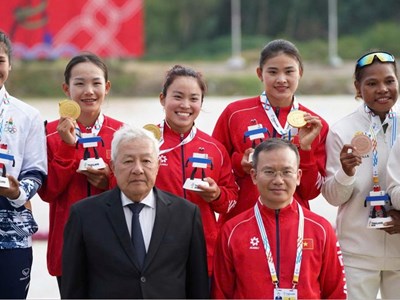 Đua thuyền Việt Nam xuất sắc hoàn thành chỉ tiêu
