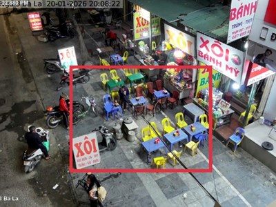 Camera AI “bắt lỗi” gần 300 trường hợp vi phạm trật tự đô thị