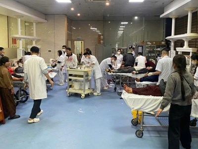 Tình hình sức khỏe các nạn nhân trong vụ ném mìn ở Thanh Hoá mùng 2 Tết