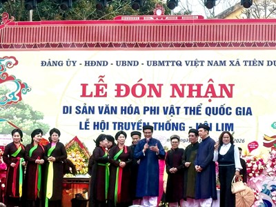 Bắc Ninh đón nhận danh hiệu Di sản văn hóa phi vật thể quốc gia Hội Lim