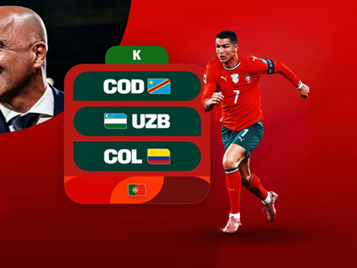 Lịch thi đấu của đội tuyển Bồ Đào Nha tại World Cup 2026: Kỉ lục của Ronaldo