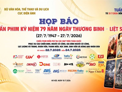 190 cụm rạp trên cả nước chiếu phim miễn phí dịp kỉ niệm 79 năm Ngày Thương binh - Liệt sĩ