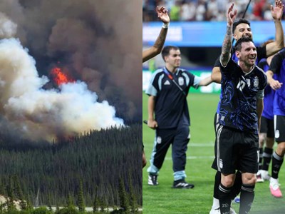 Khói cháy rừng đe dọa trận chung kết World Cup 2026 