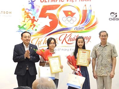 Hơn 2.500 tác phẩm tranh vẽ hưởng ứng 50 năm Phong trào Olympic Việt Nam