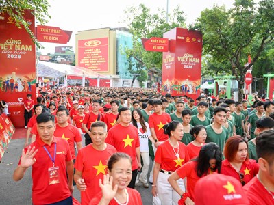 Hơn 10 tỉ bước xanh và kỷ lục Guinness tại “Cùng Việt Nam tiến bước” năm 2026