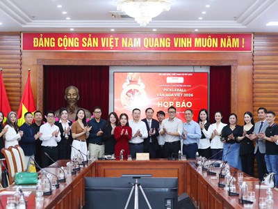 Giải Pickleball Báo Văn Hóa năm 2026: Thể thao trở thành cầu nối văn hóa