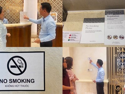 Khẳng định cam kết phát triển du lịch xanh với mô hình khách sạn không thuốc lá