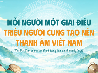 “Thanh âm Việt Nam. Giai điệu cuộc sống“: Mỗi người một giai điệu. Triệu người cùng tạo nên thanh âm Việt Nam
