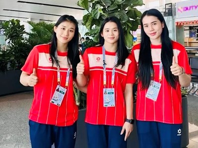 Ba chị em ruột trên sàn vật, mang HCV thứ 70 về cho Việt Nam