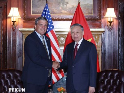 Tổng Bí thư, Chủ tịch nước tiếp Quyền Giám đốc Cơ quan Phát triển và Thương mại Hoa Kỳ