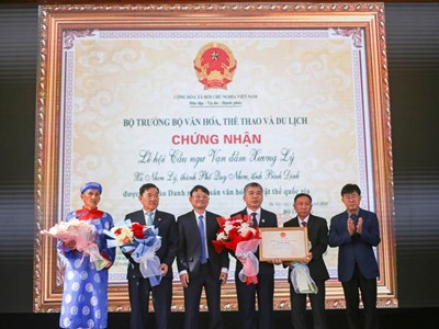 Phê duyệt Dự án Bảo tồn và phát huy giá trị Lễ hội Cầu ngư Vạn đầm Xương Lý