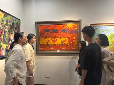 Họa sĩ Trương Trung và niềm đam mê sơn mài