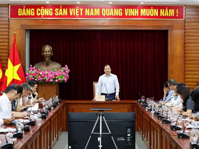 Bộ VHTTDL triển khai xây dựng Đề án và dự thảo Nghị quyết của Bộ Chính trị về xây dựng và phát triển văn hóa Việt Nam trong kỷ nguyên mới
