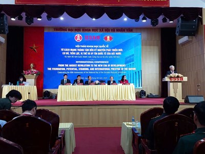 Hội thảo khoa học quốc tế từ Cách mạng Tháng Tám đến Kỷ nguyên mới