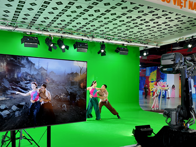 Phim trường số Việt Nam – Điểm nhấn công nghệ tại Triển lãm Thành tựu đất nước