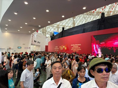 16 giờ ngày 15.9, Triển lãm Thành tựu đất nước dừng đón khách