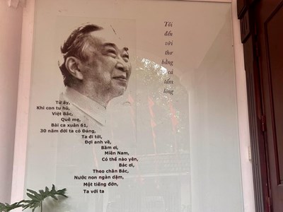 Bảo tàng Tố Hữu– nơi kể chuyện lịch sử bằng thơ