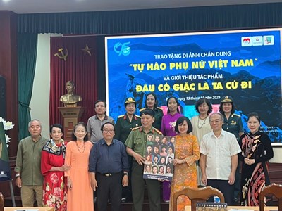 Tái hiện chân dung người phụ nữ Việt Nam anh hùng qua di ảnh phục dựng