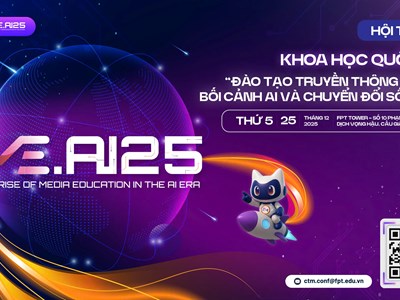 Tổ chức Hội thảo khoa học quốc tế “Đào tạo truyền thông trong bối cảnh AI và chuyển đổi số 2025”