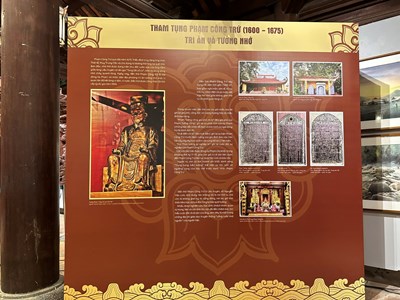 Tri ân danh nhân Phạm Công Trứ – nhà chính trị, văn hóa, giáo dục xuất sắc thời Lê Trung hưng