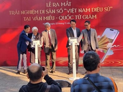 Văn Miếu tiên phong số hoá di sản với ứng dụng “Việt Nam diệu sử”