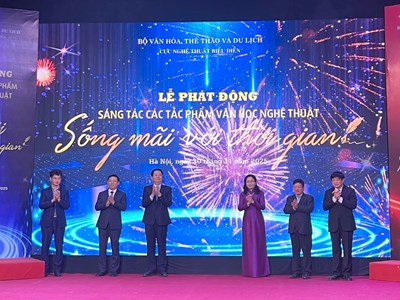 Phát động sáng tác các tác phẩm văn học nghệ thuật “Sống mãi với thời gian” giai đoạn 2026 – 2030