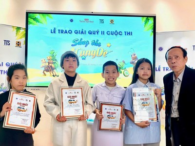 Vinh danh những cây bút "nhí" xuất sắc qua Cuộc thi “Sáng tác cùng Dế” 