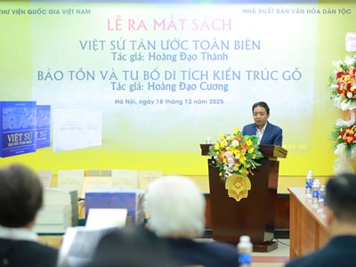 Ra mắt hai công trình nghiên cứu về lịch sử và bảo tồn di sản văn hóa của gia đình Hoàng Đạo