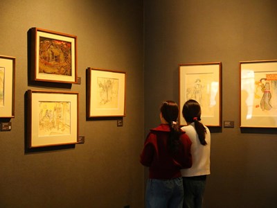 Lần đầu tiên giới thiệu không gian trưng bày chuyên đề về danh hoạ Tô Ngọc Vân