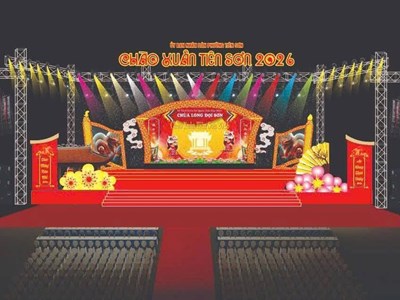 Rộn ràng chuỗi “Chương trình chào mừng năm mới 2026” tại Chùa Long Đọi Sơn