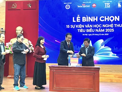 Bình chọn 15 sự kiện Văn học nghệ thuật tiêu biểu năm 2025